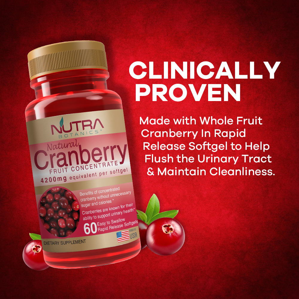 Best Cranberry Supplement For Urinary Tract Health Cranberry Supplement - Cleanse & Protect the Urinary Tract - VitaminMalll